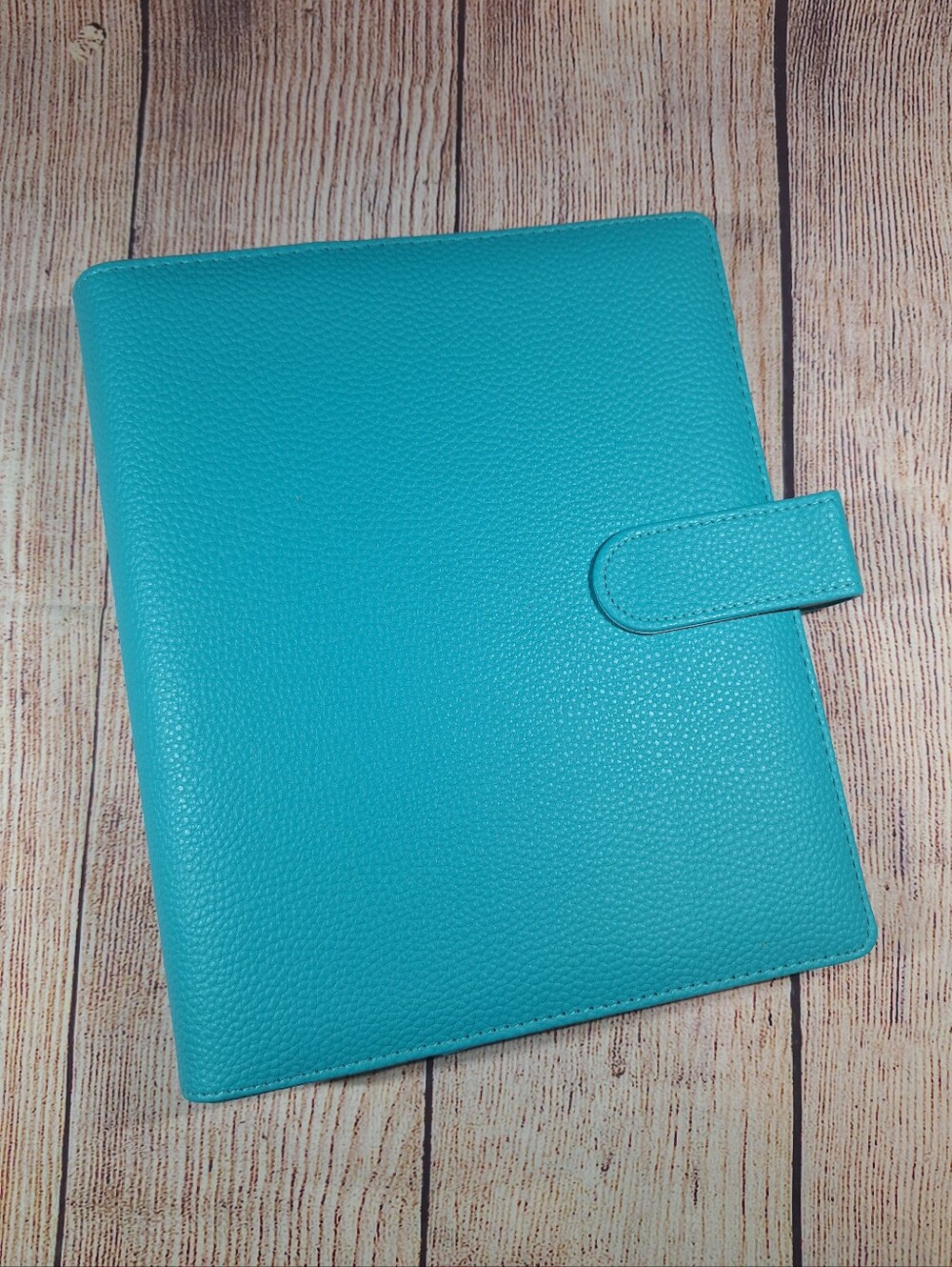 A5 Planner, Turquoise Planner with Black Rings, Teal A5 Budget Binder, A5 Binder
